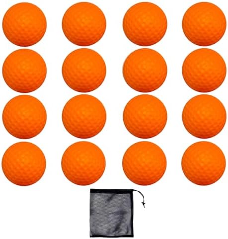 Foam Golf Practice Balls 16 or 54 Pack Soft Limited Flight Golf Balls by Unknown