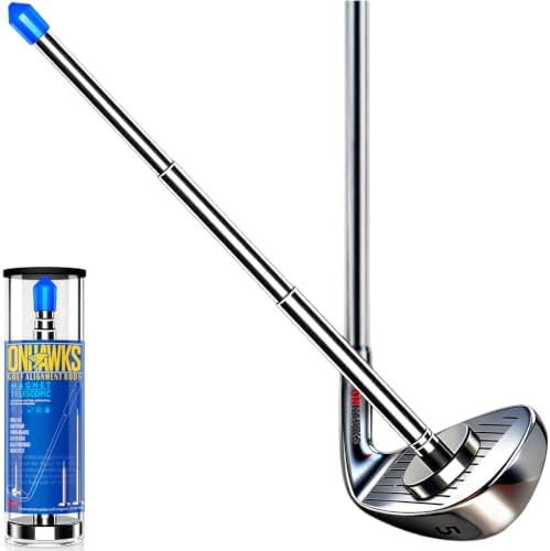 Telescopic Magnetic Golf Alignment Rods-Alignment Sticks-Swing Training Aid by ONHAWKS