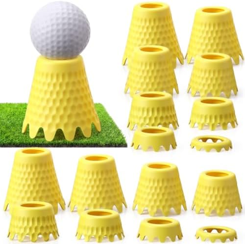 Plastic Golf Simulator Tees, 1/4 to 2 Inch by Unknown
