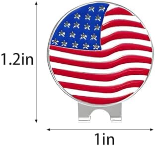 Golf Ball Marker, Golf Ball Stamp, Magnetic Clips, Golf Divot Tool and Ball - Image 5