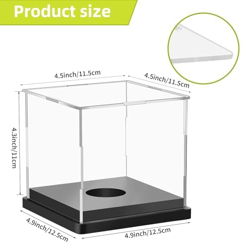 1PCS Softball Display Case Acrylic Clear Display Box Baseball Tennis Golf - Image 4