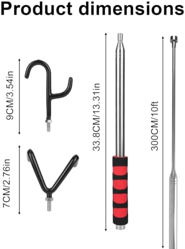 Telescoping Pickup Tool Magnetic Pole - Image 2