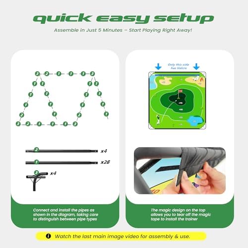 72" x 72" Battle Golf Chipping Game - Image 5