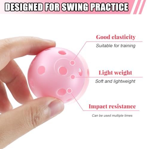 Plastic Golf Balls Practice Limited Flight Golf Training Ball Hollow Swing - Image 5