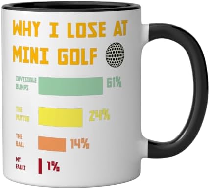 Mini Golf Champion Humor Family Golfers Ceramic Mug - Image 2
