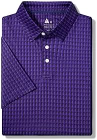 ZITY Men's Golf Shirts Short Sleeve Print Patterns Casual Collared Polo - Image 6