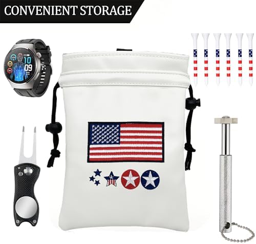 Skull Golf Valuables Pouch Bag - Image 5