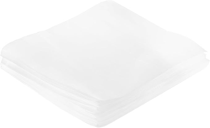 MECCANIXITY Foam Packing Pouches, 100 Pack 12 Inch x 12 Inch Wrap Bubble Pouches Cushion Foam Packing Supplies Packing sleeves White for Dishes Furniture Glasses Cups Moving Storage