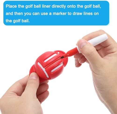 PATIKIL Golf Ball Line Marker Tool Golf Ball Alignment Marking Tool - Image 4