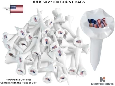 NorthPointe 1 ½” Plastic Golf Tees – Short Tees - Image 3