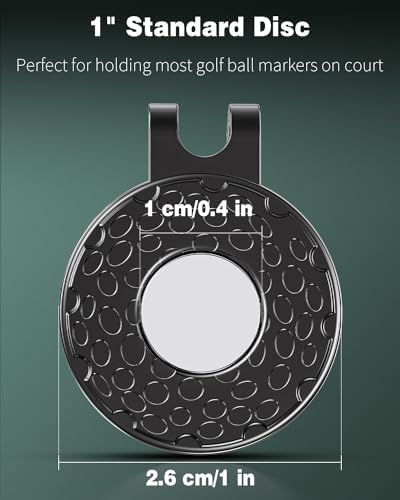 GreenHaven Magnetic Golf Hat Clip Marker Set - Image 6