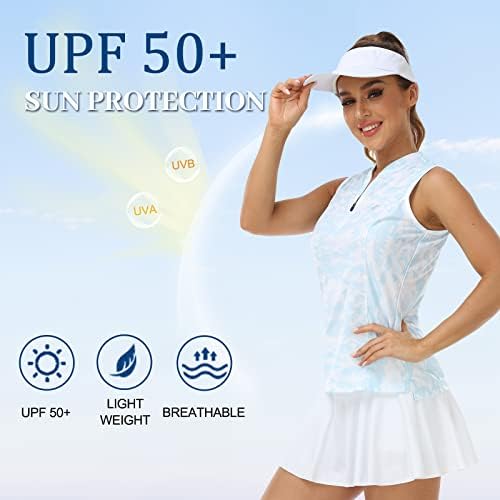 Women's Sleeveless Tennis Shirt Golf Shirts - Image 6