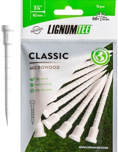 LIGNUM Unbreakable Microwood Golf Tees 50x More Durable/Adjustable Golf by LIGNUMTEE
