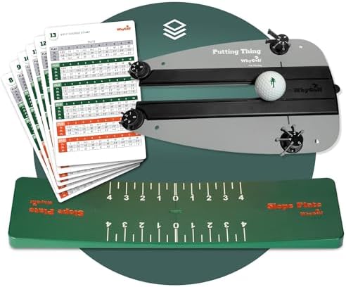 WHYGOLF Putting System & Putting Thing – Golf Training Aid by Home