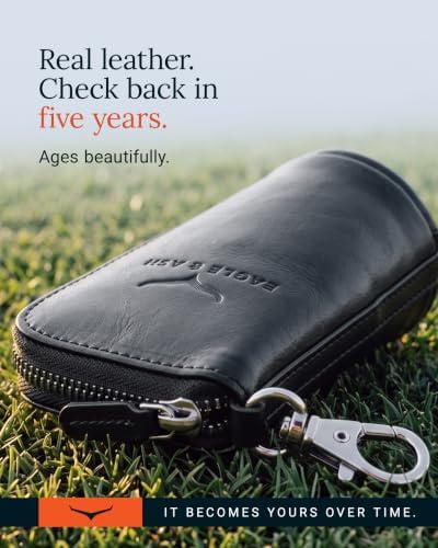 Leather Golf Tee Bag, Valuables Pouch - Image 2