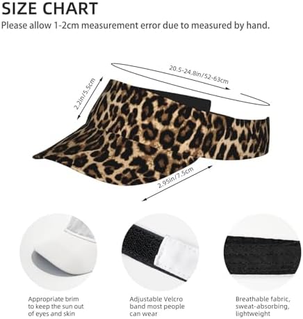 Sports Sun Visor Hats Adjustable Men Women Lightweight Packable Cooling Empty - Image 4