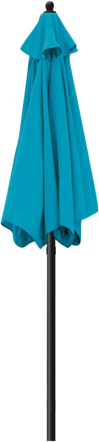 Sunnyglade 7.5' Patio Umbrella Outdoor Table Umbrella Tilt Crank Teal Blue | - Image 6
