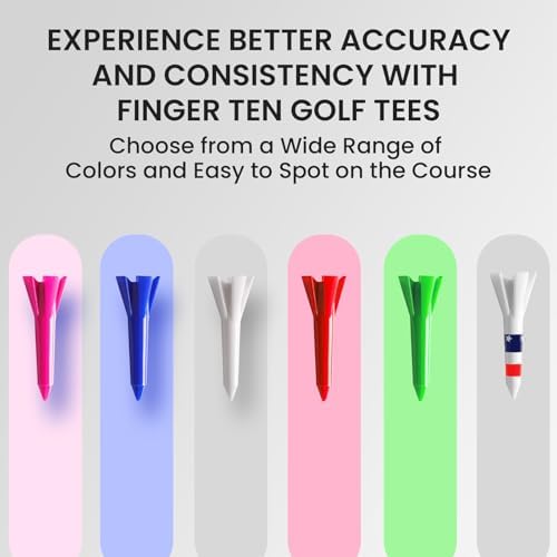 Golf Tees 5 Prong Design Plastic Short Golf Tees 1 1/2 Inch Bulk - Image 5
