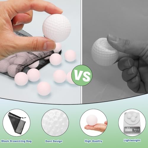 Coopay 60/120/240 Pack Practice Golf Balls, 42mm Plastic Golf Training Balls - Image 3