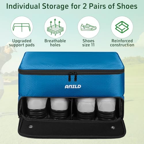 ANILD Golf Trunk Organizer, 2 Layer Golf Storage Case - Image 3