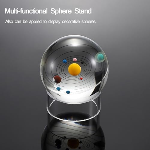 Hipiwe 6Pcs Soccer Ball Display Stands Plastic Basketball Hoder, 2.6" D - Image 4