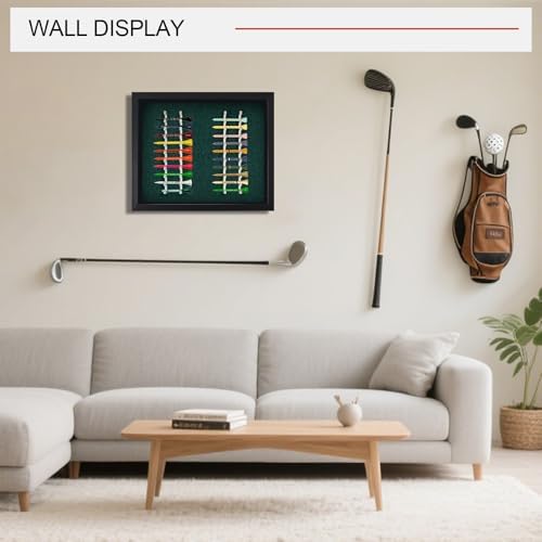 Golf Pencil Display Case for 20 Round or Hex Pencils, Wall-Mount or Desktop - Image 6