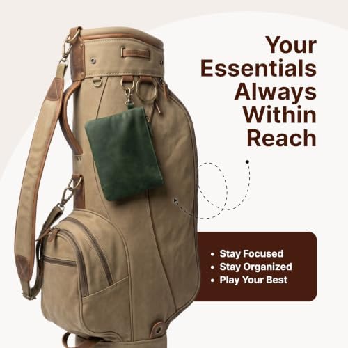 Genuine Leather Golf Ball Pouch - Image 4