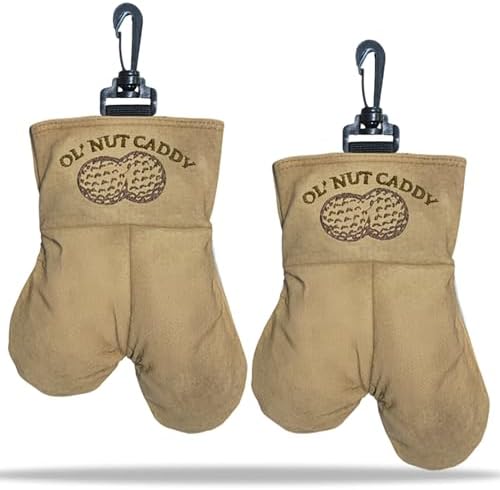 Nut Caddy Golf Pouch Men by ScaleWearDesign