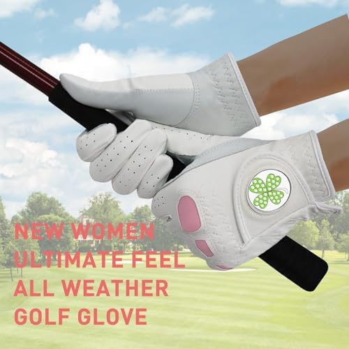 Golf Gloves Women with Ball Marker 1 Pack - Image 5