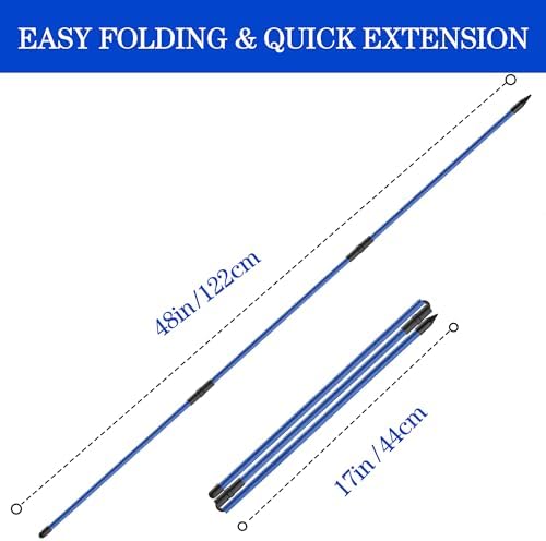Seticek 2 Pack 48" Golf Alignment Sticks, - Image 4