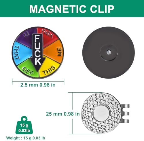Golf Ball Marker Hat Clip, Golf Accessories - Image 6