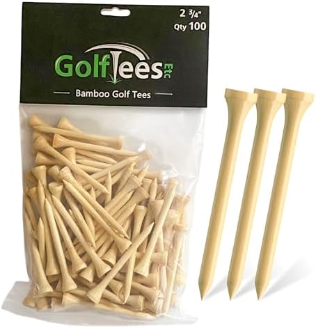 Bamboo Golf Tees by Golf+Tees+Etc