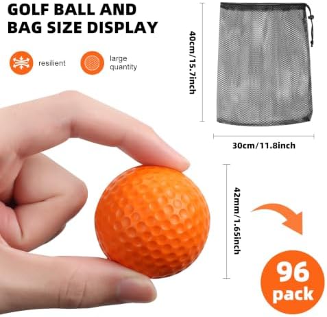 96 Pcs Foam Golf Practice Balls, Soft Limited Flight - Image 2