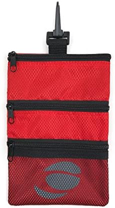Orlimar Detachable Golf Accessory Pouch, 3 Zippered Pockets by OrlimarGolf
