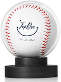 JupDec Baseball Display Case, Round Clear Ball Holder by JupDec