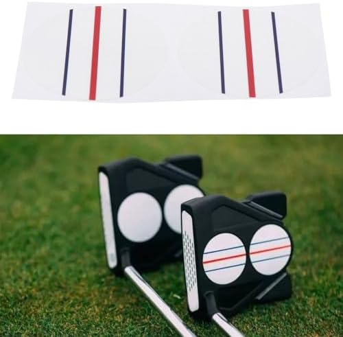 Create idea 10 Sheet Golf Alignment Stickers Circle Diameter 37mm Triple Track - Image 3