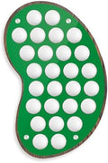 27 Balls Solid Wood Golf Ball Display Wall Mount by Cipmodu