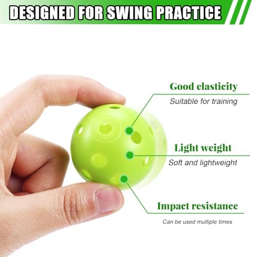 Plastic Golf Balls Practice Limited Flight Golf Training Ball Hollow Swing - Image 5