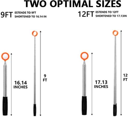 Telescopic Golf Ball Retriever | Picker Upper Tool | Premium Stainless Steel & - Image 6