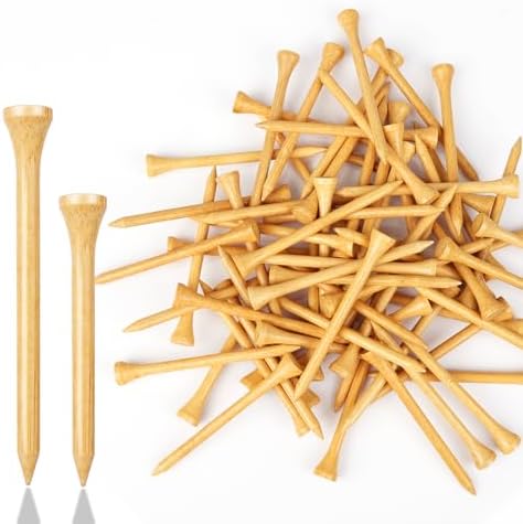 Professional Plastic or Wood or Rubber Golf Tees, Enhanced Durability & by BIRDIEBLAST