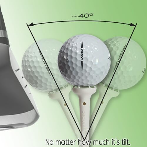 BIRDIE79 Big Easy Golf Tees, 0.75" Big Head, Adjustable Height, 12 Pack. - Image 2