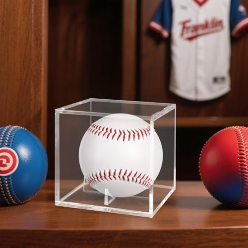 Guirnd 2 Pack Baseball Display Case, UV Protected Acrylic Baseball Holder - Image 6