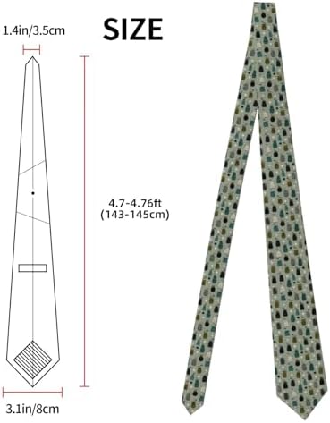 New York Landmark Polyester Men's Necktie, - Image 4