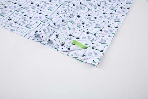 Alex Vando Mens Golf Shirt Moisture Wicking Print Performance Polo Shirt - Image 4