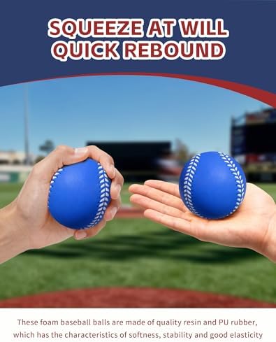 Tarutaru 20 Pack Foam Balls for Baseballs & Softballs - Image 3