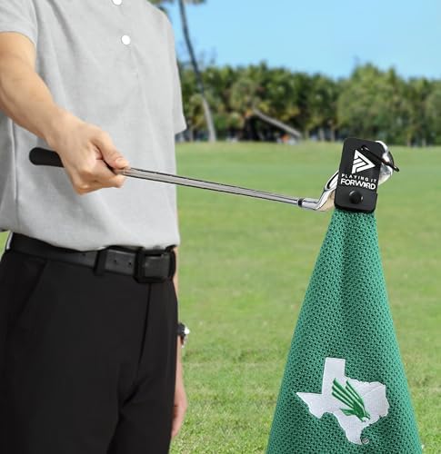 Magnetic Golf Towel North Texas University - Image 6