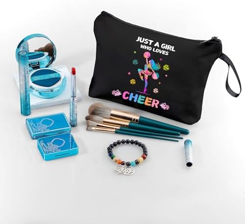 Cheerleader Cheerleading Gifts, Cheer Makeup Bag Pouch - Image 5