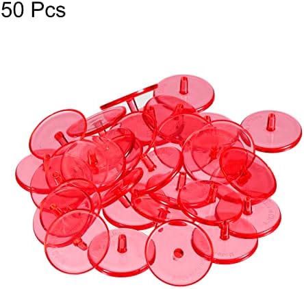 PATIKIL Golf Ball Marker, Pack Round Transparent Flat Position Mark Places - Image 3