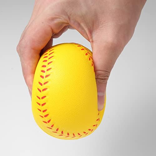 Practice Foam Softballs 11 inch Soft Oversize Foam Baseballs Hitting 6 Pack - Image 4