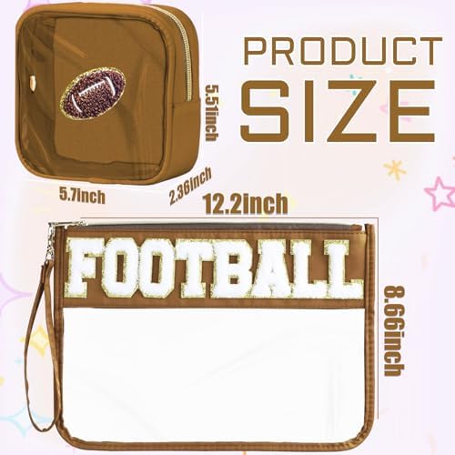 BuyCard 2 Pcs Football Gifts Makeup Bag - Image 2